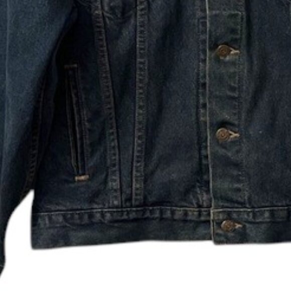 Levi's Vintage Denim Trucker Jacket 70507 Made in USA Black Tab - Picture 5 of 14